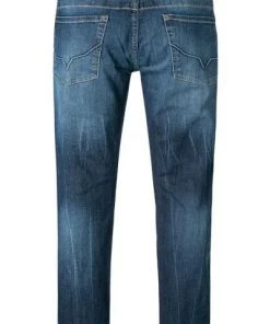 Pepe Jeans Kingston Patch PM200143DF7/000 Relaxed Fit, Baumwoll-Stretch, Blau -Biam Jeans Verkäufe 365904 norm2