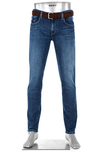 Alberto Tapered Fit Slipe Organic 68371381/885 Jeans Slipe, Bio-Baumwoll-Stretch 11,5oz, Dunkelblau 2 Alberto Tapered Fit Slipe Organic 68371381/885 Jeans Slipe, Bio-Baumwoll-Stretch 11,5oz, Dunkelblau – Bild 2