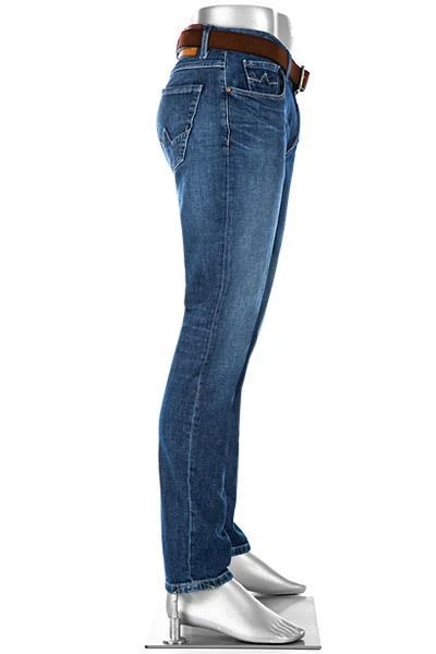 Alberto Tapered Fit Slipe Organic 68371381/885 Jeans Slipe, Bio-Baumwoll-Stretch 11,5oz, Dunkelblau 3 Alberto Tapered Fit Slipe Organic 68371381/885 Jeans Slipe, Bio-Baumwoll-Stretch 11,5oz, Dunkelblau – Bild 3