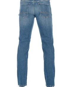 Alberto Regular Fit Pipe DS Lefthand 36371386/825 Jeans Pipe, Baumwoll-Stretch 11oz, Blau , Blau -Biam Jeans Verkäufe 365931 norm3