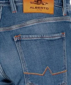 Alberto Regular Fit Pipe DS Lefthand 36371386/825 Jeans Pipe, Baumwoll-Stretch 11oz, Blau , Blau -Biam Jeans Verkäufe 365931 norm6