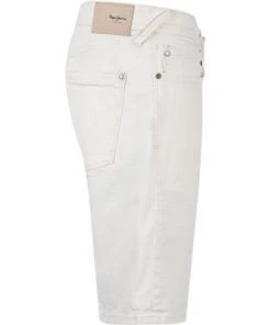 Pepe Jeans Shorts Stanley PM800792WI5/000 Tapered Fit, Baumwoll-Stretch, Ecru, Creme -Biam Jeans Verkäufe 365945 norm3