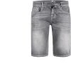 7 for all mankind Shorts mittelgrau JSZ2B070HG Jeansshorts, Regular Fit, Baumwoll-Stretch