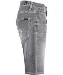 7 for all mankind Shorts mittelgrau JSZ2B070HG Jeansshorts, Regular Fit, Baumwoll-Stretch -Biam Jeans Verkäufe 365947 norm3