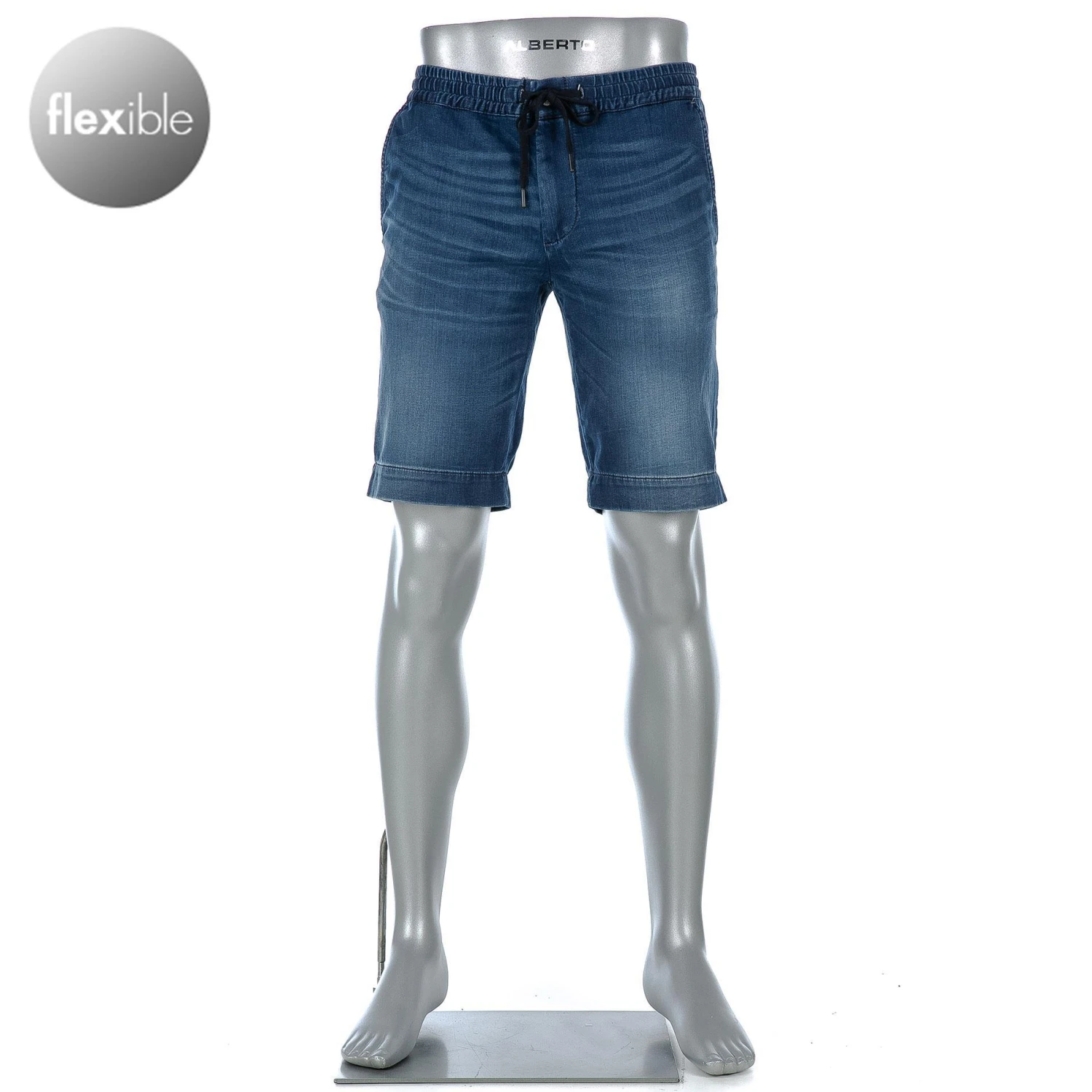 Alberto Tapered Fit House-K 61371959/849 Jeansshorts House, Baumwoll-Stretch, Blau 1 Alberto Tapered Fit House-K 61371959/849 Jeansshorts House, Baumwoll-Stretch, Blau