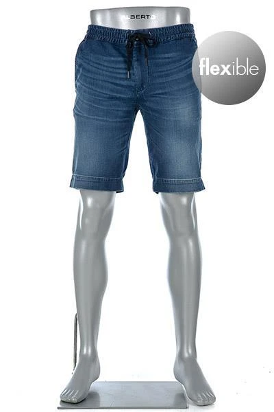 Alberto Tapered Fit House-K 61371959/849 Jeansshorts House, Baumwoll-Stretch, Blau 2 Alberto Tapered Fit House-K 61371959/849 Jeansshorts House, Baumwoll-Stretch, Blau – Bild 2