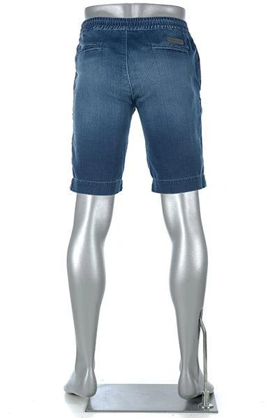 Alberto Tapered Fit House-K 61371959/849 Jeansshorts House, Baumwoll-Stretch, Blau 4 Alberto Tapered Fit House-K 61371959/849 Jeansshorts House, Baumwoll-Stretch, Blau – Bild 4