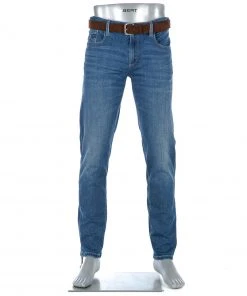 Alberto Tapered Fit Slipe-DS Sustain. 68371379/840 Jeans Slipe, Baumwoll-Stretch 11,5oz, Blau