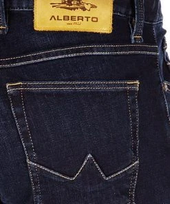 Alberto Tapered Fit Slipe-DS Sustain. 68371379/890 Jeans Slipe, Baumwoll-Stretch 11,5oz, Dunkelblau -Biam Jeans Verkäufe 366077 norm6