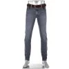 Alberto Tapered Fit Slipe Organic 68371381/985 Jeans Slipe, Bio-Baumwoll-Stretch 11,5oz, Grau