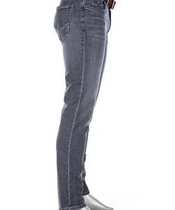 Alberto Tapered Fit Slipe Organic 68371381/985 Jeans Slipe, Bio-Baumwoll-Stretch 11,5oz, Grau -Biam Jeans Verkäufe 366078 norm2