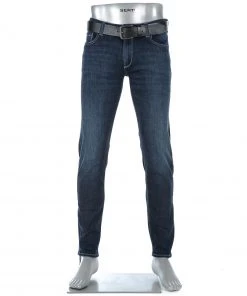 Alberto Slim Fit Slim-DS Sustainable 48371379/890 Jeans Slim, Baumwoll-Stretch 11oz, Dunkelblau , Dunkelblau
