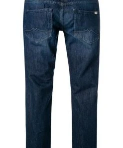 MUSTANG Jeans 1010848/5000/882 Jeans Oregon, Straight Fit, Baumwolle 12,5oz, Blau, Dunkelblau -Biam Jeans Verkäufe 366141 norm2