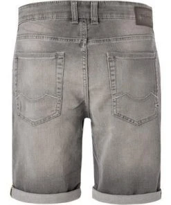 camel active Bermudas 498225/5U74/05 Jeansshorts Madison, Slim Fit, Baumwoll-Stretch, Hellgrau, Grau -Biam Jeans Verkäufe 366932 norm2