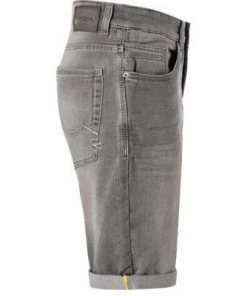 camel active Bermudas 498225/5U74/05 Jeansshorts Madison, Slim Fit, Baumwoll-Stretch, Hellgrau, Grau -Biam Jeans Verkäufe 366932 norm3