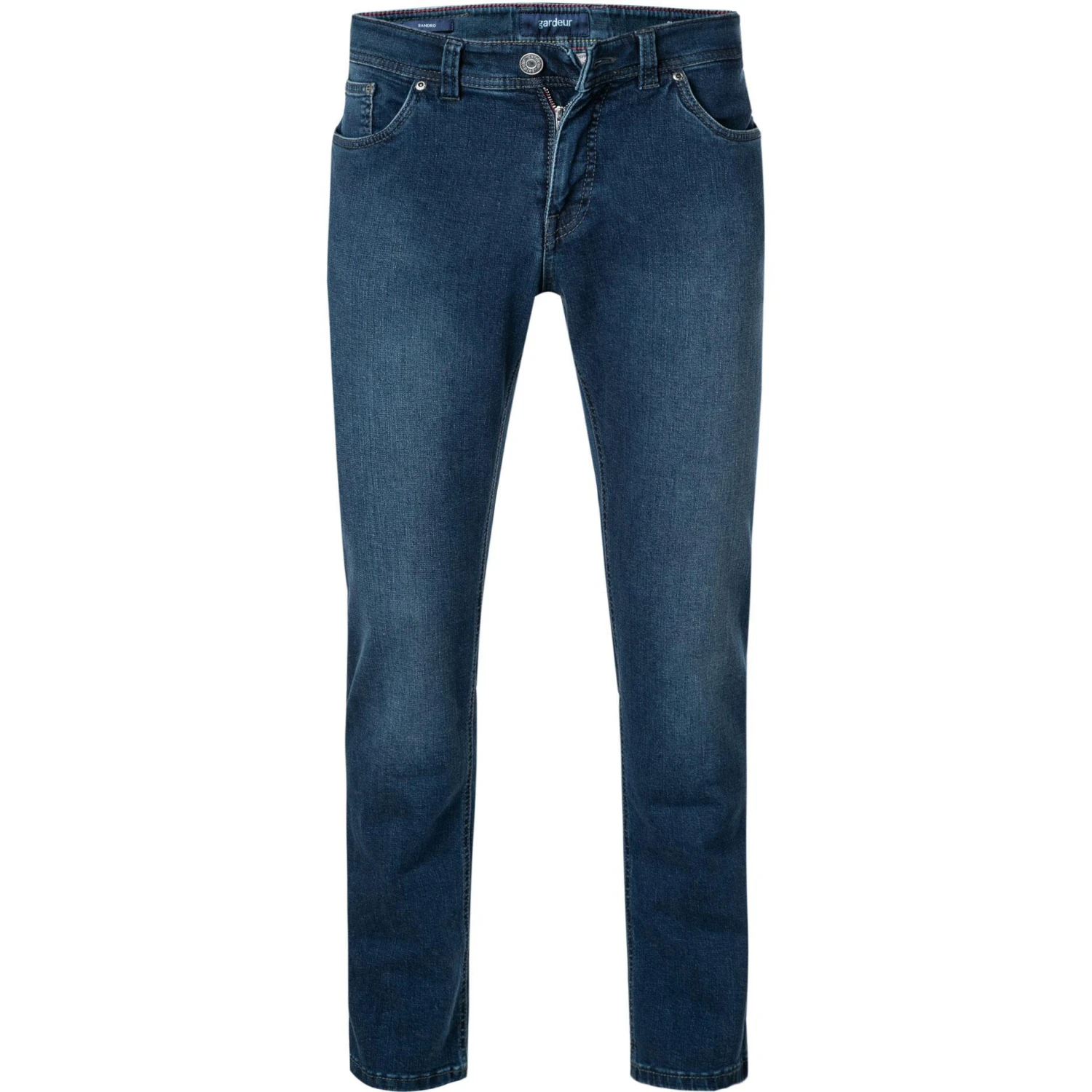 GARDEUR Jeans SANDRO/470731/168 Slim Fit, Baumwoll-Stretch, Mittelblau, Nachtblau 1 GARDEUR Jeans SANDRO/470731/168 Slim Fit, Baumwoll-Stretch, Mittelblau, Nachtblau