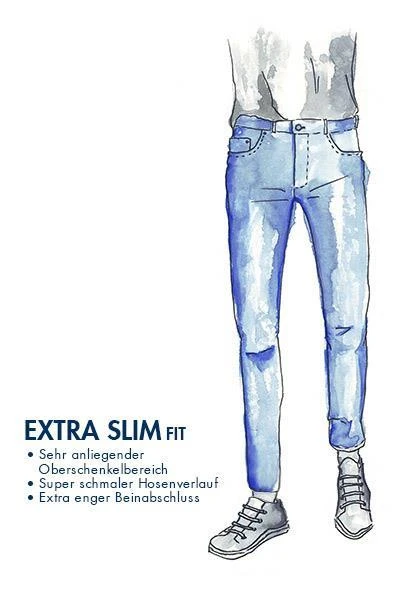 HUGO Jeans 50430981/420 Extra Slim Fit, Baumwoll-Stretch, Blau 5 HUGO Jeans 50430981/420 Extra Slim Fit, Baumwoll-Stretch, Blau – Bild 5