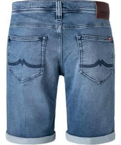 MUSTANG Shorts 1010873/5000/431 Jeansshorts, Regular Fit, Baumwoll-Stretch, Blau -Biam Jeans Verkäufe 367668 norm2