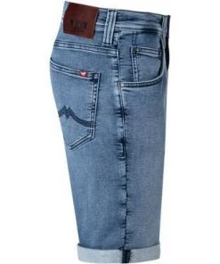 MUSTANG Shorts 1010873/5000/431 Jeansshorts, Regular Fit, Baumwoll-Stretch, Blau -Biam Jeans Verkäufe 367668 norm3