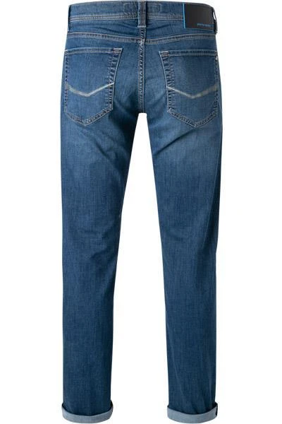 Pierre Cardin Jeans Lyon 03451/000/08815/01 Tapered Fit, Baumwoll-Stretch 8,5oz, Mittelblau , Blau 3 Pierre Cardin Jeans Lyon 03451/000/08815/01 Tapered Fit, Baumwoll-Stretch 8,5oz, Mittelblau , Blau – Bild 3