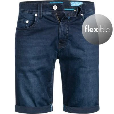 Pierre Cardin Shorts 03452/000/08885/42 Jeansshorts, Baumwolle T400®, Dunkelblau, Indigo 2 Pierre Cardin Shorts 03452/000/08885/42 Jeansshorts, Baumwolle T400®, Dunkelblau, Indigo – Bild 2