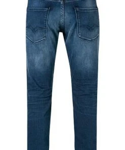 Replay Jeans Anbass M914.000.41A 783/009 Slim Fit, Baumwoll-Stretch 10oz, Indigo -Biam Jeans Verkäufe 369243 norm2