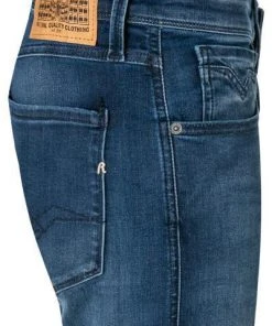 Replay Jeans Anbass M914.000.41A 783/009 Slim Fit, Baumwoll-Stretch 10oz, Indigo -Biam Jeans Verkäufe 369243 norm3