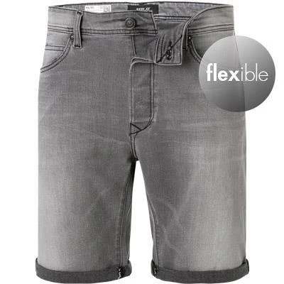 Replay Shorts RBJ MA981Y.000.573B826/096 Jeansshorts, Bio-Baumwoll-Stretch 10,5oz, Grau 2 Replay Shorts RBJ MA981Y.000.573B826/096 Jeansshorts, Bio-Baumwoll-Stretch 10,5oz, Grau – Bild 2