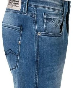 Replay Jeans Anbass M914Y.000.41A 861/009 Baumwoll-Stretch 10oz, Indigo -Biam Jeans Verkäufe 369262 norm3