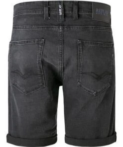 Replay Shorts RBJ MA981Y.000.573B818/097 Jeansshorts, Bio Baumwoll-Stretch 10,5oz, Schwarz -Biam Jeans Verkäufe 369276 norm2