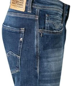 Replay Jeans Rocco M1005.000.285 820/007 Baumwoll-Stretch 11,5oz, Dunkelblau -Biam Jeans Verkäufe 369300 norm3