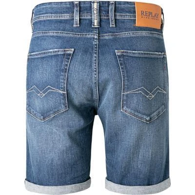 Replay Shorts RBJ MA981Y.000.573 810/009 Jeansshorts, Bio-Baumwoll-Stretch 10,5oz, Indigo 3 Replay Shorts RBJ MA981Y.000.573 810/009 Jeansshorts, Bio-Baumwoll-Stretch 10,5oz, Indigo – Bild 3