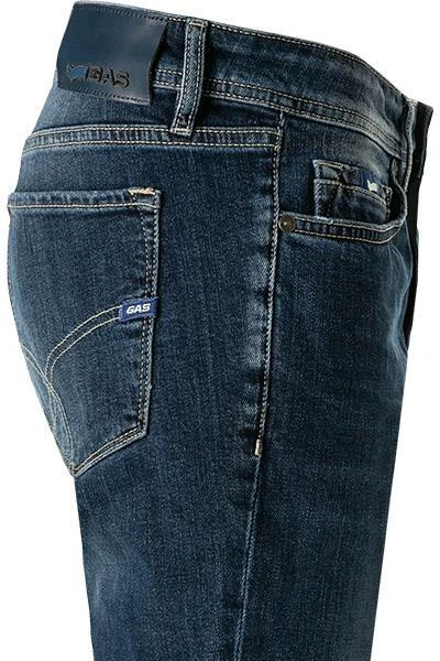 GAS Jeans 351380 030879/WZ79 Jeans Albert, Slim Fit, Baumwoll-Stretch 12oz, Dunkelblau 4 GAS Jeans 351380 030879/WZ79 Jeans Albert, Slim Fit, Baumwoll-Stretch 12oz, Dunkelblau – Bild 4