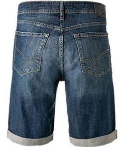 GAS Jeans Shorts 370180 030879/WZ79 Jeansshorts, Baumwoll-Stretch, Dunkelblau -Biam Jeans Verkäufe 369715 norm2