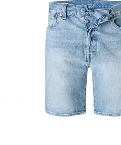 Levi's® 501 Hemmed Shorts island 36512/0102 Jeansshorts 501, Baumwoll-Stretch, Hellblau