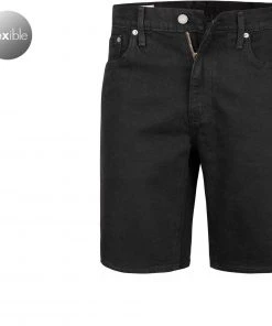 Levi's® 405 Standard Shorts allblackadv 39864/0037 Jeansshorts 405, Baumwoll-Stretch Flex 12,3oz, Schwarz