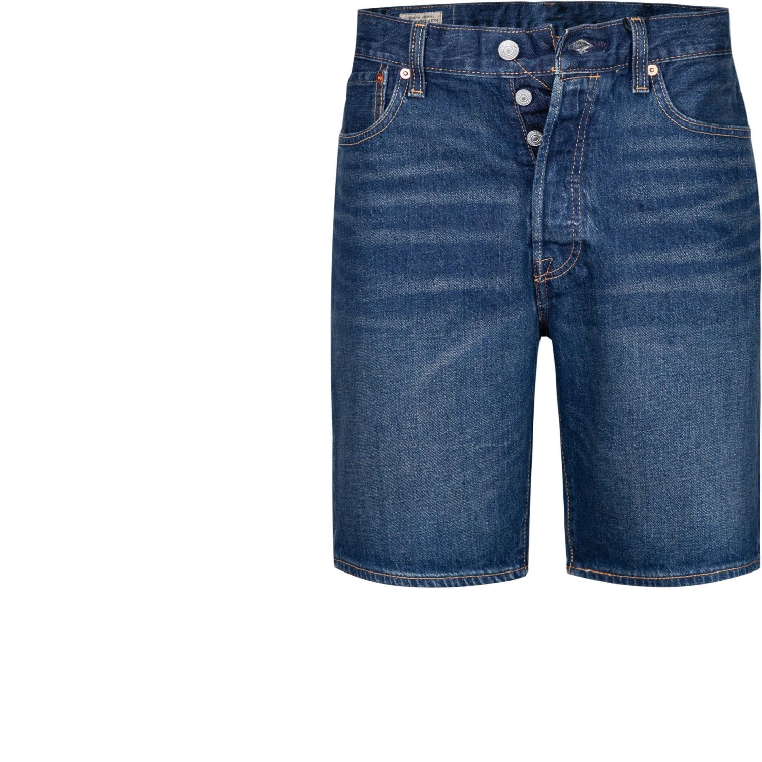 Levi's® 501 Hemmed Shorts Fire Goin 36512/0139 Jeansshorts 501, Baumwoll-Stretch 12,25oz, Dunkelblau 1 Levi's® 501 Hemmed Shorts Fire Goin 36512/0139 Jeansshorts 501, Baumwoll-Stretch 12,25oz, Dunkelblau
