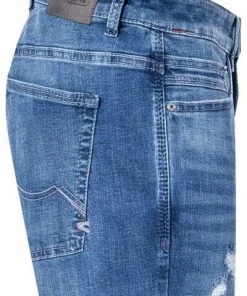 camel active Jeans 488885/5546/46 Slim Fit, Baumwoll-Stretch, Indigo -Biam Jeans Verkäufe 370745 norm3