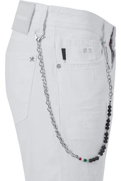 tramarossa 21UB51980/19-80/B036/0001/WHITEDESTROYE Jeans, Slim Fit, Baumwoll-Stretch, White destroyed 4 tramarossa 21UB51980/19-80/B036/0001/WHITEDESTROYE Jeans, Slim Fit, Baumwoll-Stretch, White destroyed – Bild 4