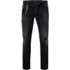 tramarossa 21UB51980/19-80/D394/BLACKDESTROYED Jeans, Slim Fit, Baumwoll-Stretch, Black destroyed