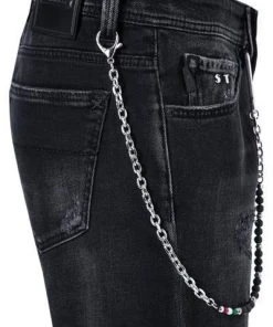 tramarossa 21UB51980/19-80/D394/BLACKDESTROYED Jeans, Slim Fit, Baumwoll-Stretch, Black destroyed -Biam Jeans Verkäufe 370867 norm3