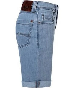 MUSTANG Jeansshorts 1011159/5000/310 Slim Fit, Baumwoll-Stretch, Hellblau -Biam Jeans Verkäufe 370909 norm3