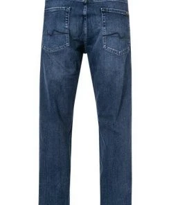 7 for all mankind Slimmy dark blue JSMSB28RDB Jeans Slimmy, Baumwoll-Stretch, Dunkelblau -Biam Jeans Verkäufe 370960 norm2