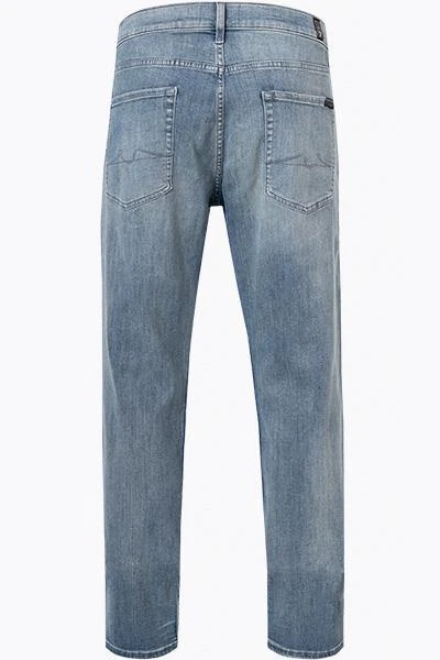 7 for all mankind Slimmy light blue JSMSB10RLL Jeans Slimmy, Baumwoll-Stretch, Hellblau 3 7 for all mankind Slimmy light blue JSMSB10RLL Jeans Slimmy, Baumwoll-Stretch, Hellblau – Bild 3