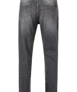 7 for all mankind Jeans Slimmy grey JSMXR860TW Tapered Fit, Baumwolle T400®, Grau -Biam Jeans Verkäufe 370991 norm2