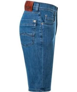 MUSTANG Jeansshorts 1011159/5000/580 Slim Fit, Baumwoll-Stretch 9,75oz, Blau -Biam Jeans Verkäufe 371015 norm3