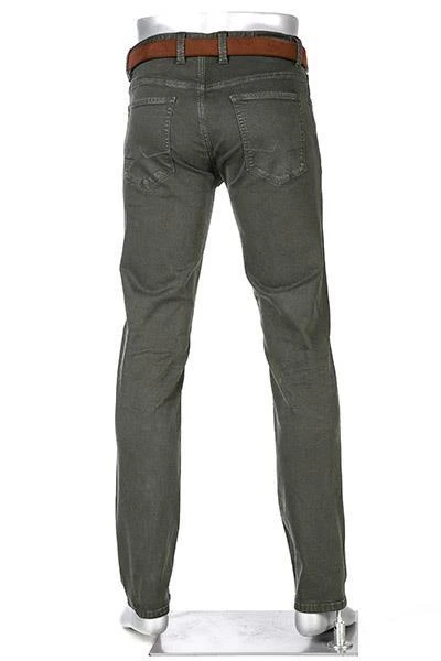 Alberto Regular Fit Pipe-DS Coloured 42471383/680 Jeans Pipe, Baumwolle T400® 9oz, Military 4 Alberto Regular Fit Pipe-DS Coloured 42471383/680 Jeans Pipe, Baumwolle T400® 9oz, Military – Bild 4
