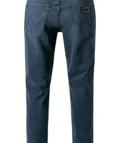 Wrangler Texas Slim Bruised River W12SLT364 Jeans Texas, Slim Fit, Baumwoll-Stretch 13,5oz, Dunkelblau -Biam Jeans Verkäufe 371947 norm2