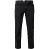 Wrangler Greensboro black Crow W15QHP363 Jeans Greensboro, Regular Straight, Baumwoll-Stretch 13oz, Schwarz