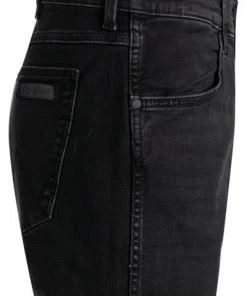 Wrangler Greensboro black Crow W15QHP363 Jeans Greensboro, Regular Straight, Baumwoll-Stretch 13oz, Schwarz -Biam Jeans Verkäufe 371948 norm3